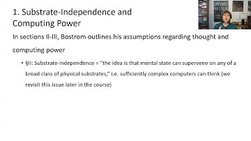 Lecture 2, Bostrom, "Are We Living in a Computer Simulation?"