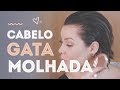 Aprenda a fazer o efeito cabelo molhado vibes CLEO!