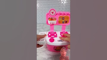 Thumbnail of mainan masak masakan #kitchenwareset #satisfying #pinkkitchenset #toys #cookwareset #candy