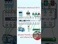 variable frequency drive and three phase motor control wiring diagram#electrician#youtubeshorts#shor