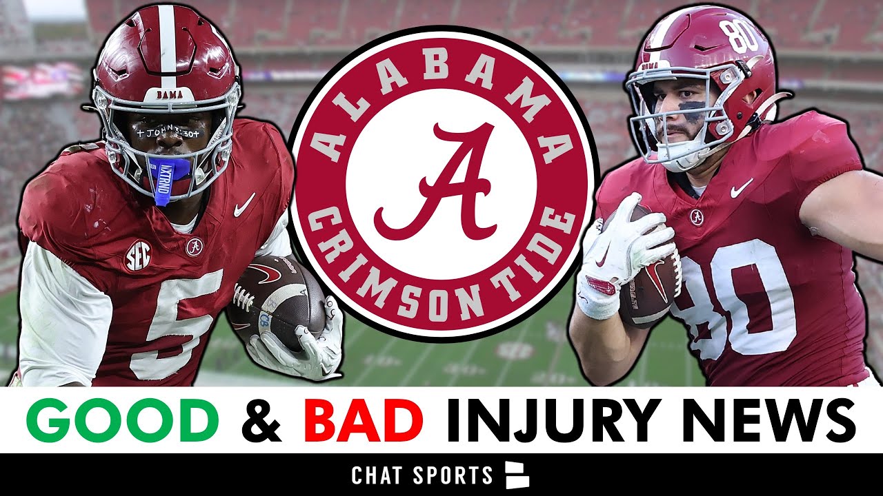 Alabama Football Gets GOOD & BAD Injury News Ahead Of The 2025 Iron Bowl + Alabama Coaching Rumors