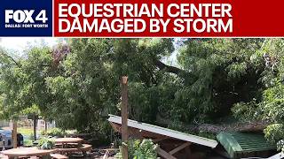 Storms devastates Fort Worth equestrian center Ft Worth Temp
