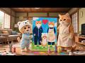 Ginger Kitten’s Family Drawing 🎨💛 Mama Cat’s Sweet Surprise | Funny Cat Videos