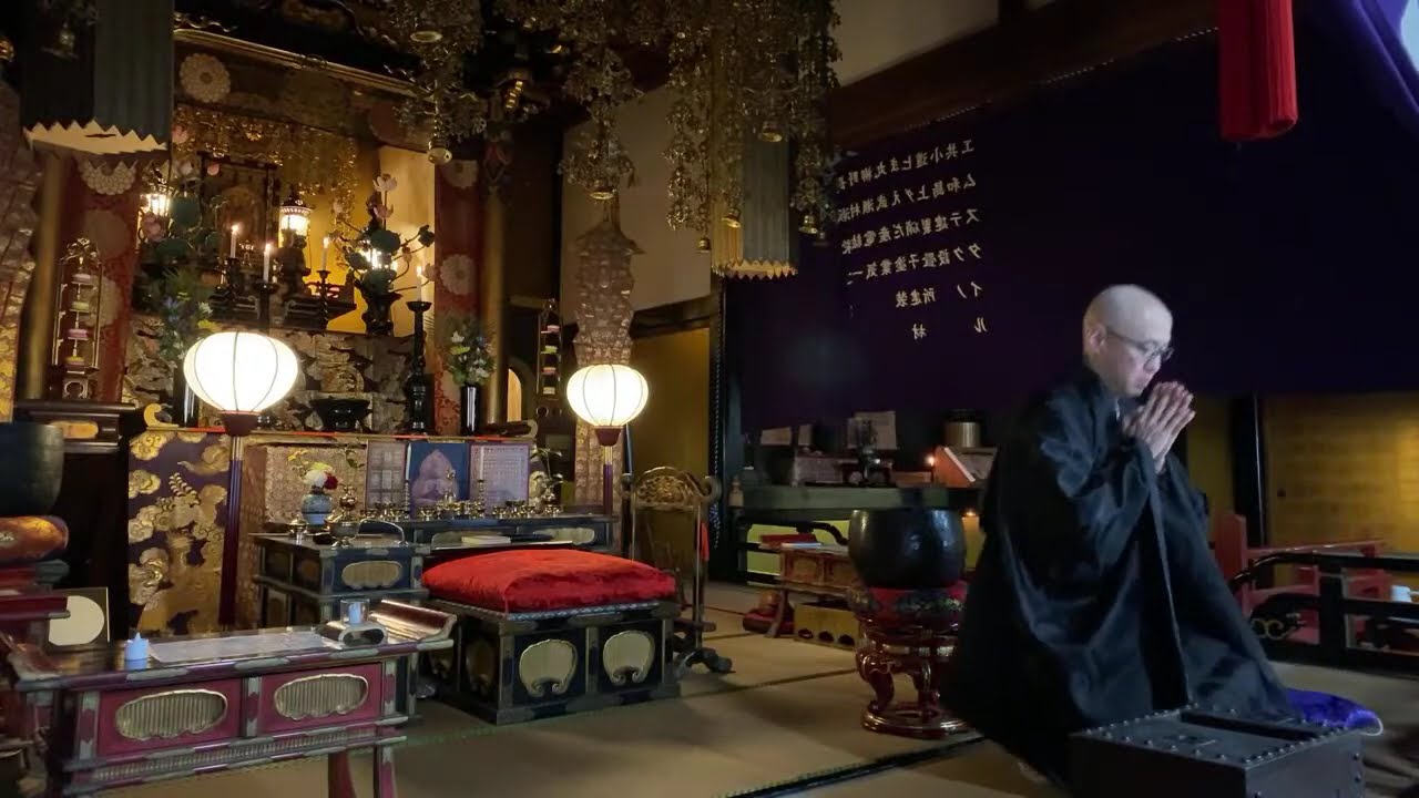 On Apr. 17th, 2025, Buddhist Prayer Service at Takayama Zenkoji Temple