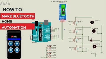 Bluetooth Home Automation Simulation in Proteus | Arduino + MIT App Inventor 🚀