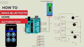 Bluetooth Home Automation Simulation in Proteus | Arduino + MIT App Inventor 🚀