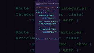 Refactoring Laravel Routes: Tips for Junior Developers #laravel #shorts screenshot 3