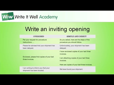 Professional Writing Skills • Part 1 • Lesson 2