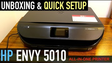 HP ENVY 5010 Unboxing, SetUp, Quick Test & Review !!