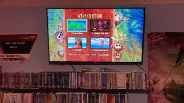 Menu walkthrough of Moana 2017 dvd