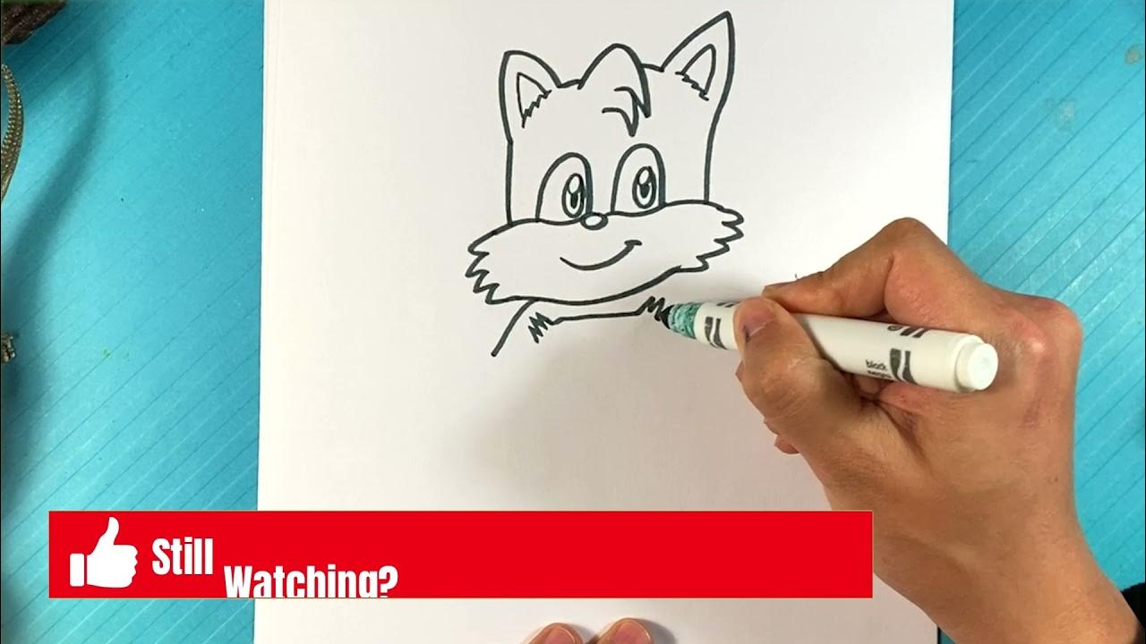 Colorir TAILS do filme Sonic the Hedgehog 2 Movie - Jogos Online Wx