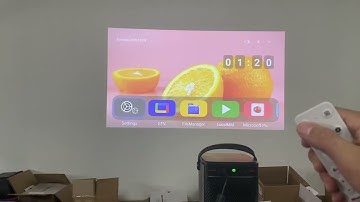 How to switch BYINTEK UFO U80Max projector to Bluetooth speaker mode