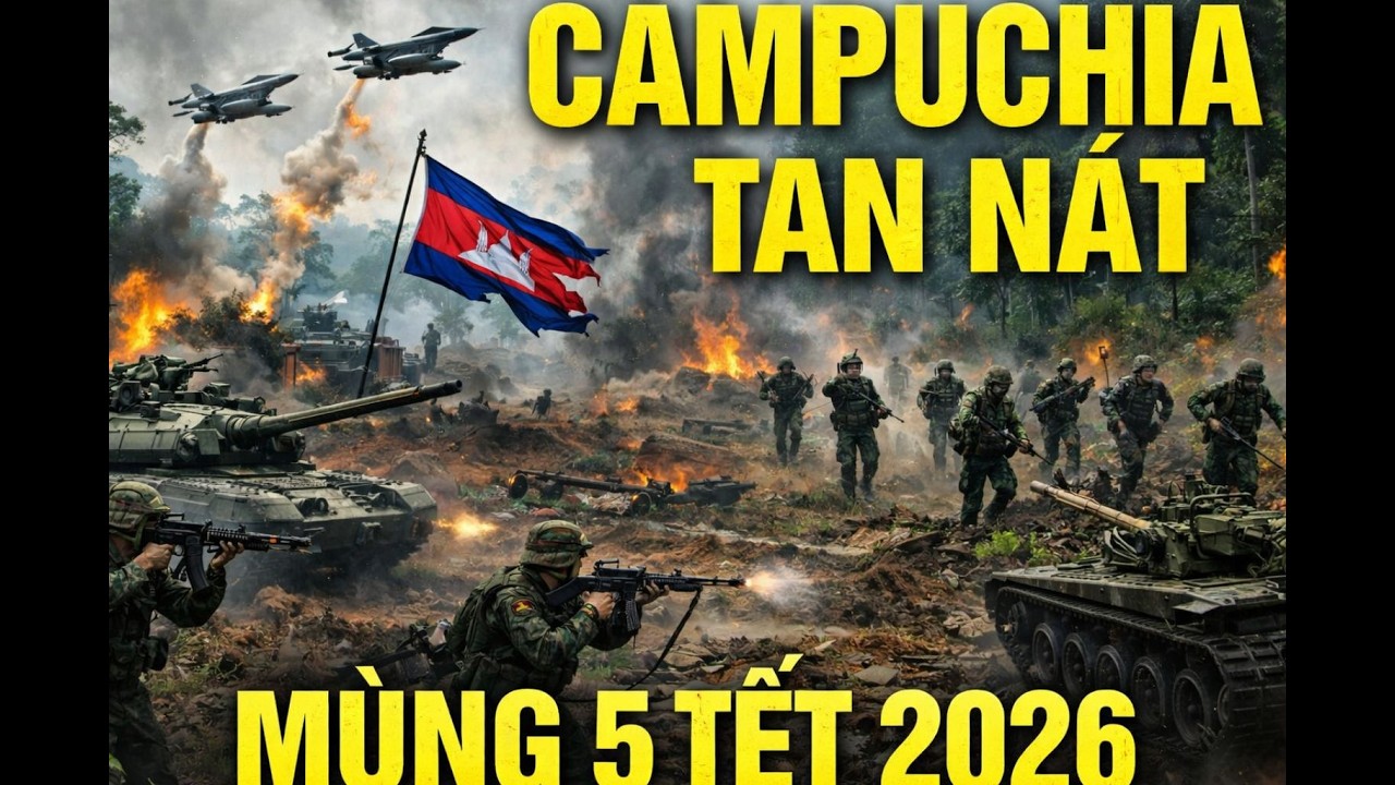 MÙNG 5 TẾT – 1 ĐÊM ĐỔI CỤC DIỆN: Thái Lan Tổng Kích Campuchia | F-16 Hàn Xuất Kích – Căn Cứ BỐC CHÁY