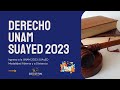 Ingreso a la Licenciatura en Derecho SUAyED 2023 | Convocatoria Septiembre 2023