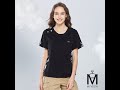 麥雪爾 MA裝飾口袋配色菱格紋上衣-黑 product youtube thumbnail
