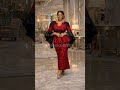 Luxury African Fashion 2026 Stunning Red Black Peplum Ankara Dress For Elegant Women Ankara