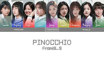 fromis_9 (프로미스나인) - 피노키오 (Pinocchio) Lyrics (HAN/ROM/ENG) Color Coded