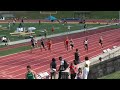 2012 MIAA Outdoor Champ - Women's 100 M Dash (prelim, H1)