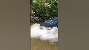 That’s Done For…😳😭 #Failed #Whoops #VolvoXC90 #SUV #TooFast #FloodedEngine #Waves #Splash #UK #wow