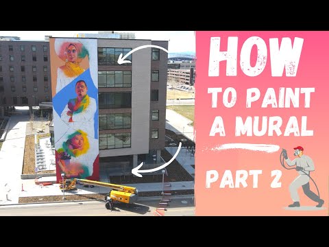 How to paint a Large mural - Explanation with Facts and Figures (Part 2) thumbnail