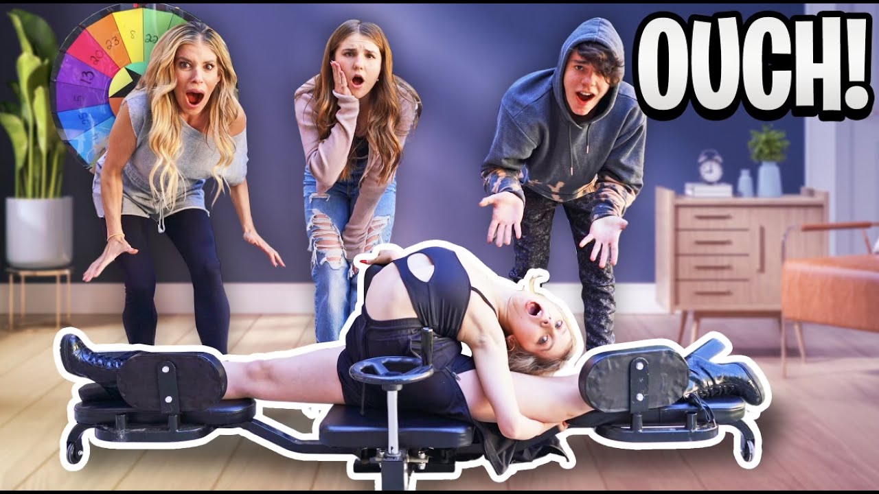 How Far Can You SPLIT CHALLENGE With Rebecca Zamolo **OUCH!** |Elliana Walmsley