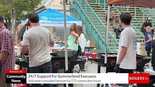 Penticton Volunteers Run 24/7 Support Tent | Rogers tv