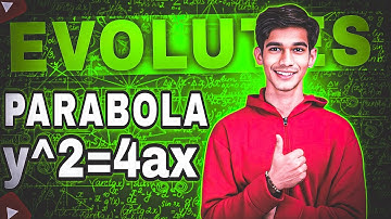 Finding Evolutes of a parabola y^2=4ax in a easy way explained in HINDI || Engineering mathematics