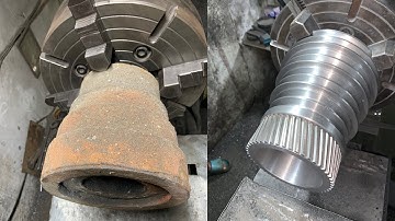 How to make pulli operation part of lathe machine hi class lathe machine #technology #hardwork