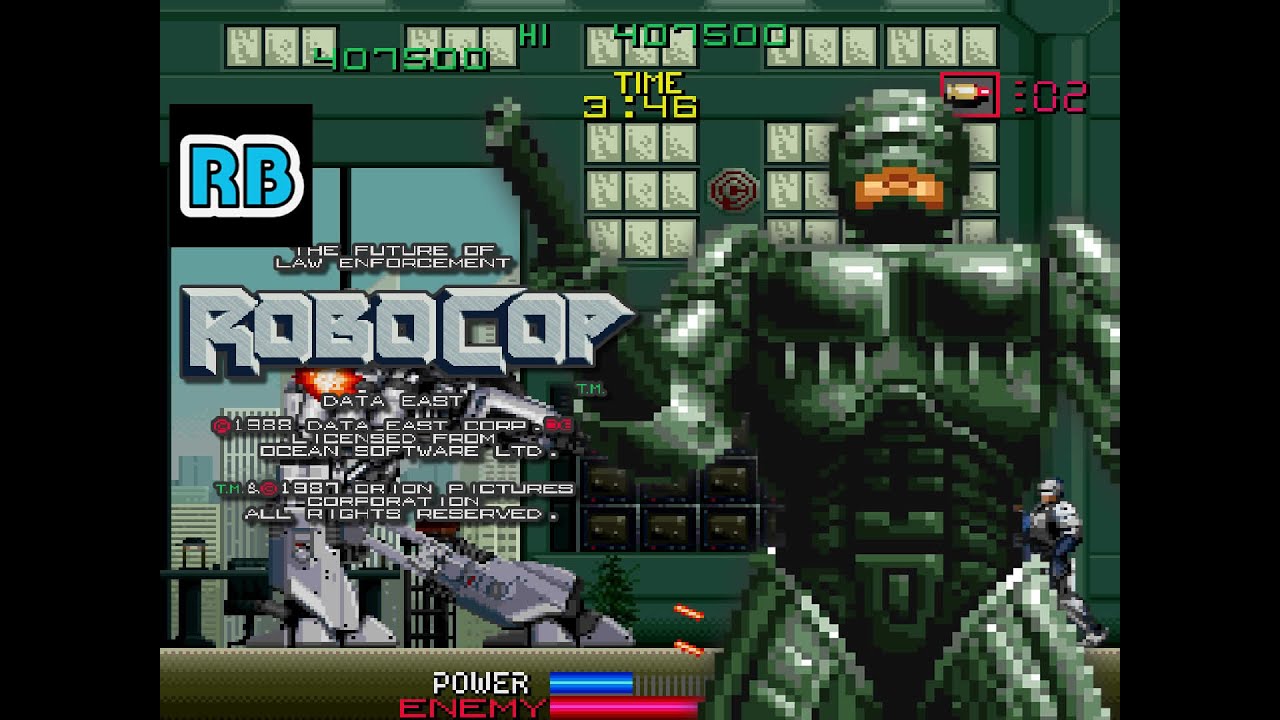 1988 [60fps] Robocop (World) Speedrun 10m ALL - YouTube