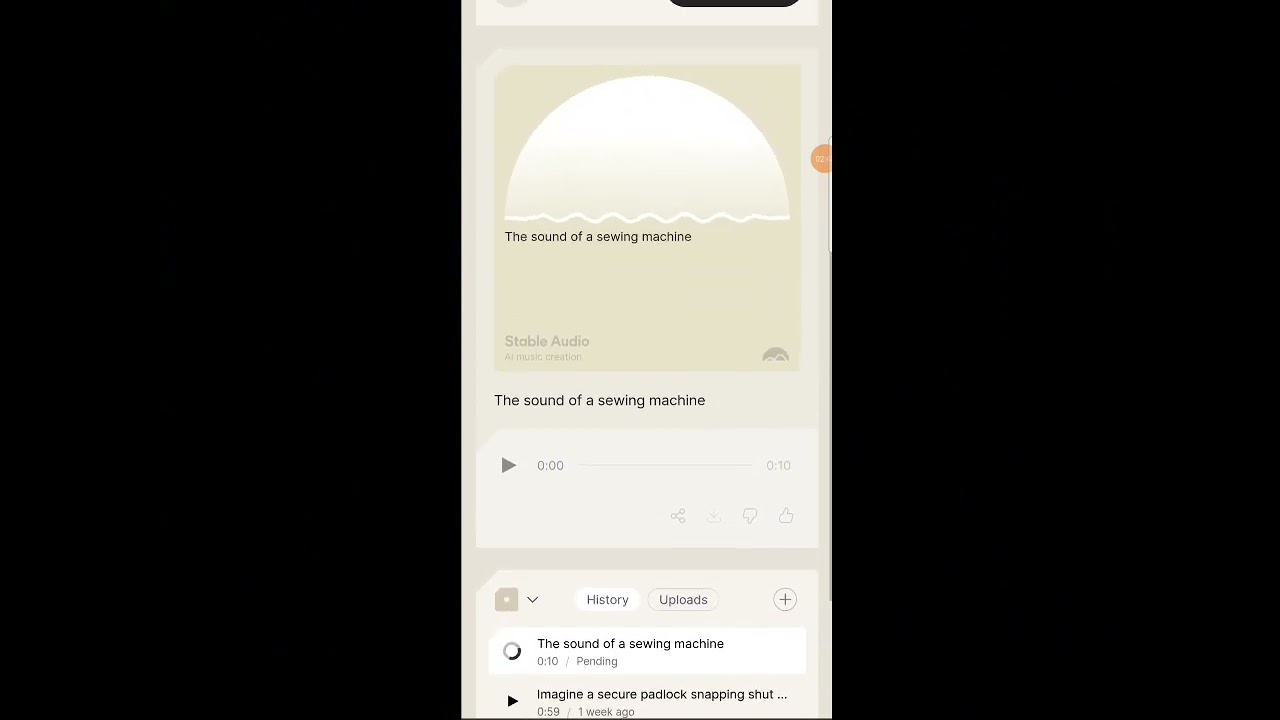 Sound effects and music Creation using AI 1