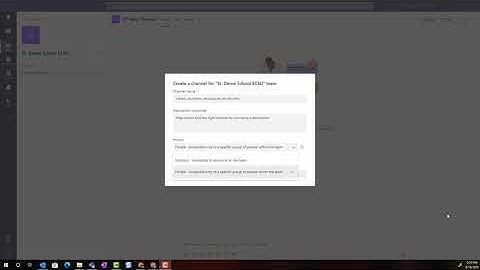10 Adding Channels to a Staff or PLC Team in Microsoft Teams (2020)