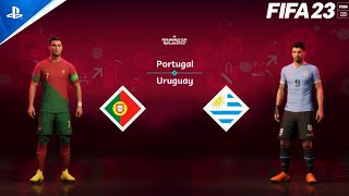 FIFA 23 - Portugal Vs. Uruguay | FIFA World Cup Qatar 2022 | Group H | PS5