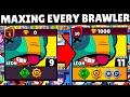 Gemming EVERY Brawler to MAX LEVEL 11 with GEARS! I spent $$$..!? 😱