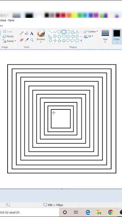 #draw illusion😵😱in ms paint|#ms painting drawings|#very easy art in ms paint🤞🏾🟠|#draw in ms 🎨 paint