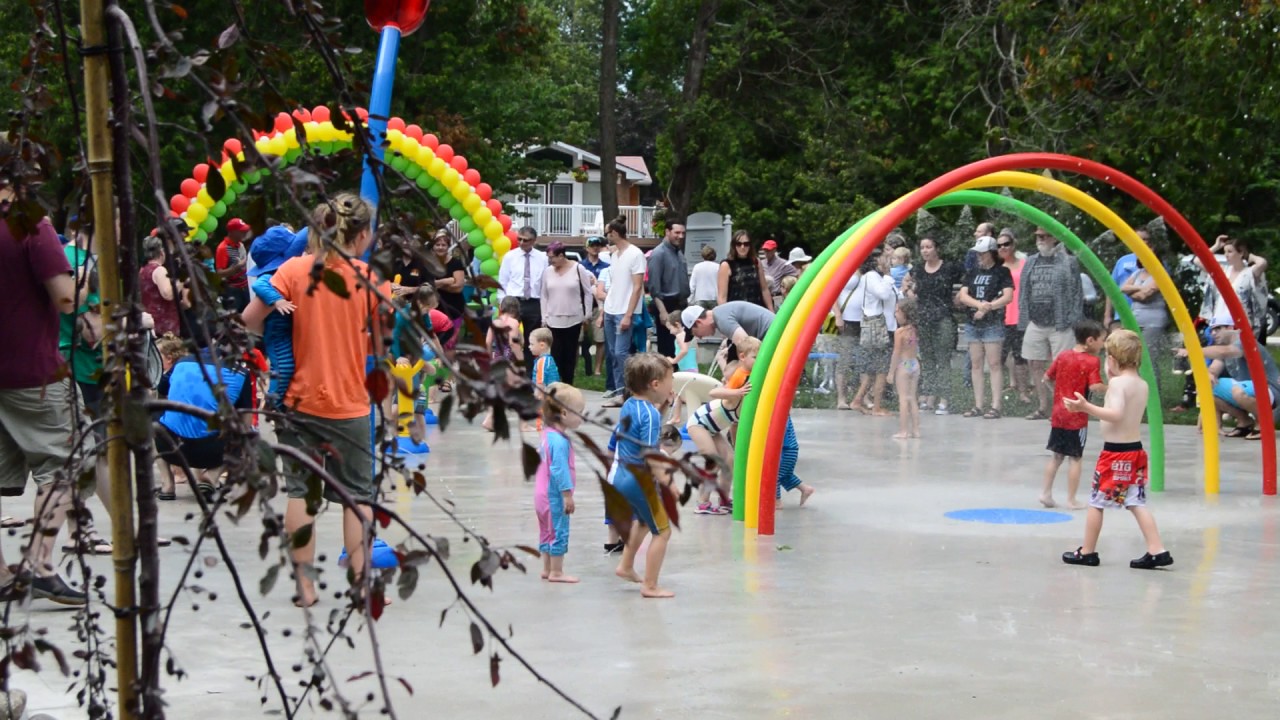 Port Elgin Splash Pad opening June 29 2017 YouTube