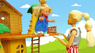 Домик На Дереве Для Штеффи | Игры В Куклы Барби | Смешные Видео Для Девочек