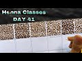 Tazaheen henna classes day 41  learn detailed henna with tazaheen henna classes 2024