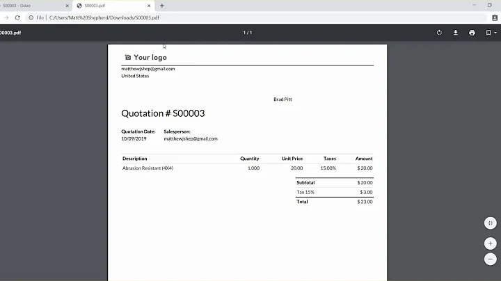 Odoo V13 Sales App new features