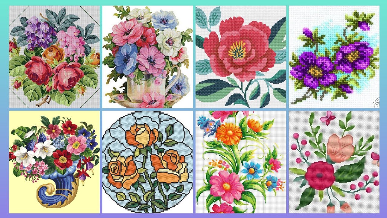 Очень красивые и потрясающие идеи для вышивки крестом.