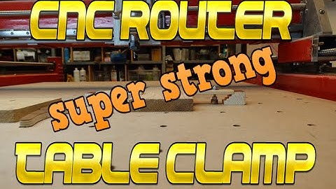 CNC clamping fixtures workholding. DIY CNC benchdog router table clamps to tie down your work.