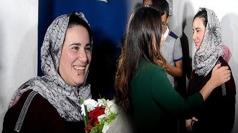 أمام العرجات.. لحظة خروج هاجر وخطبها والطقم الطبي من السجن سلا