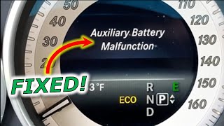 Auxiliary Battery Malfunction How To Repair DIY