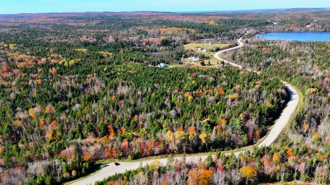 Gillis Lake Falls via DRONE