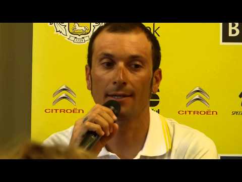 Ivan Basso tells the press about his cancer diagnosis in Pau