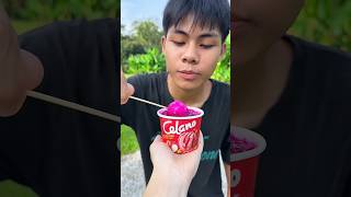 A joke using a super spicy Merino chili ice cream for my little sister's surprise lollipop in a c...