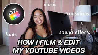 HOW I FILM \& EDIT MY YOUTUBE VIDEOS (FINAL CUT PRO) | Nicole Laeno