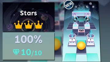 Rolling Sky Bonus Level 33 Stars 100% Clear - All Gems/Crowns