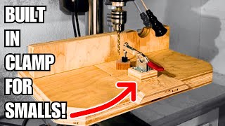 UPGRADE Your Drill Press with New Table & Fence!