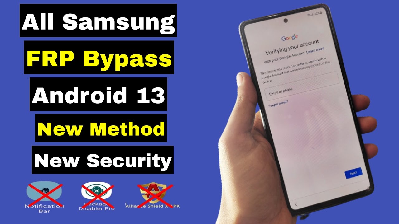 Bypass Samsung FRP Lock, Android 5-13