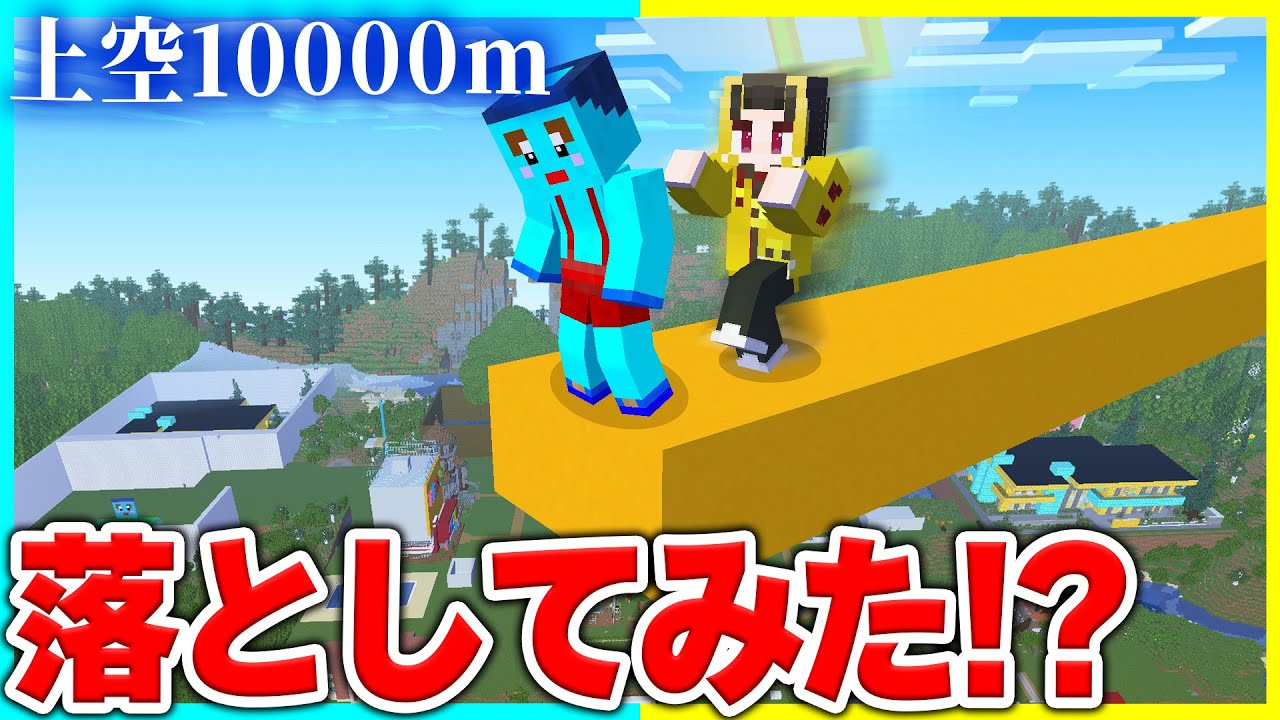 けなたろうを上空10000メートルから突き落としてみたwww 【まいくら